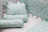 Waffle Snowman - Crib Bedding Set